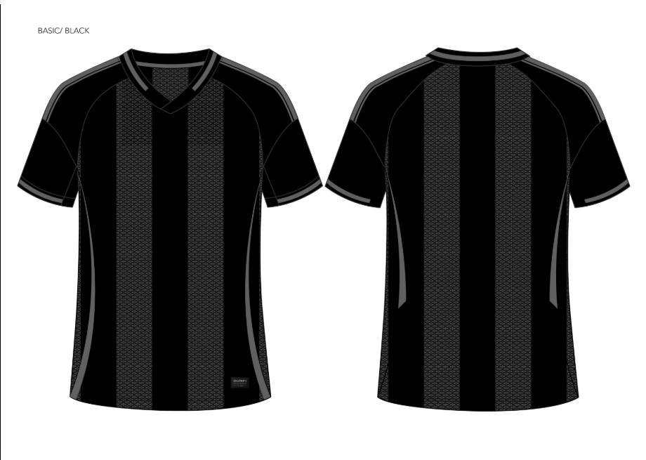 Maillot Basic Noir LaCasa, face et dos