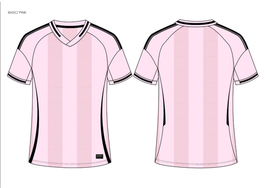 Maillot Basic Rose LaCasa, face et dos