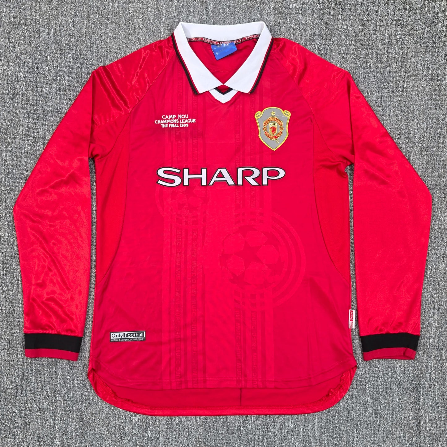 Maillot Manchester United Retro Manches Longues 2099-2000