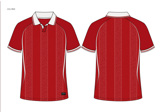 Maillot Col Rouge LaCasa, face et dos