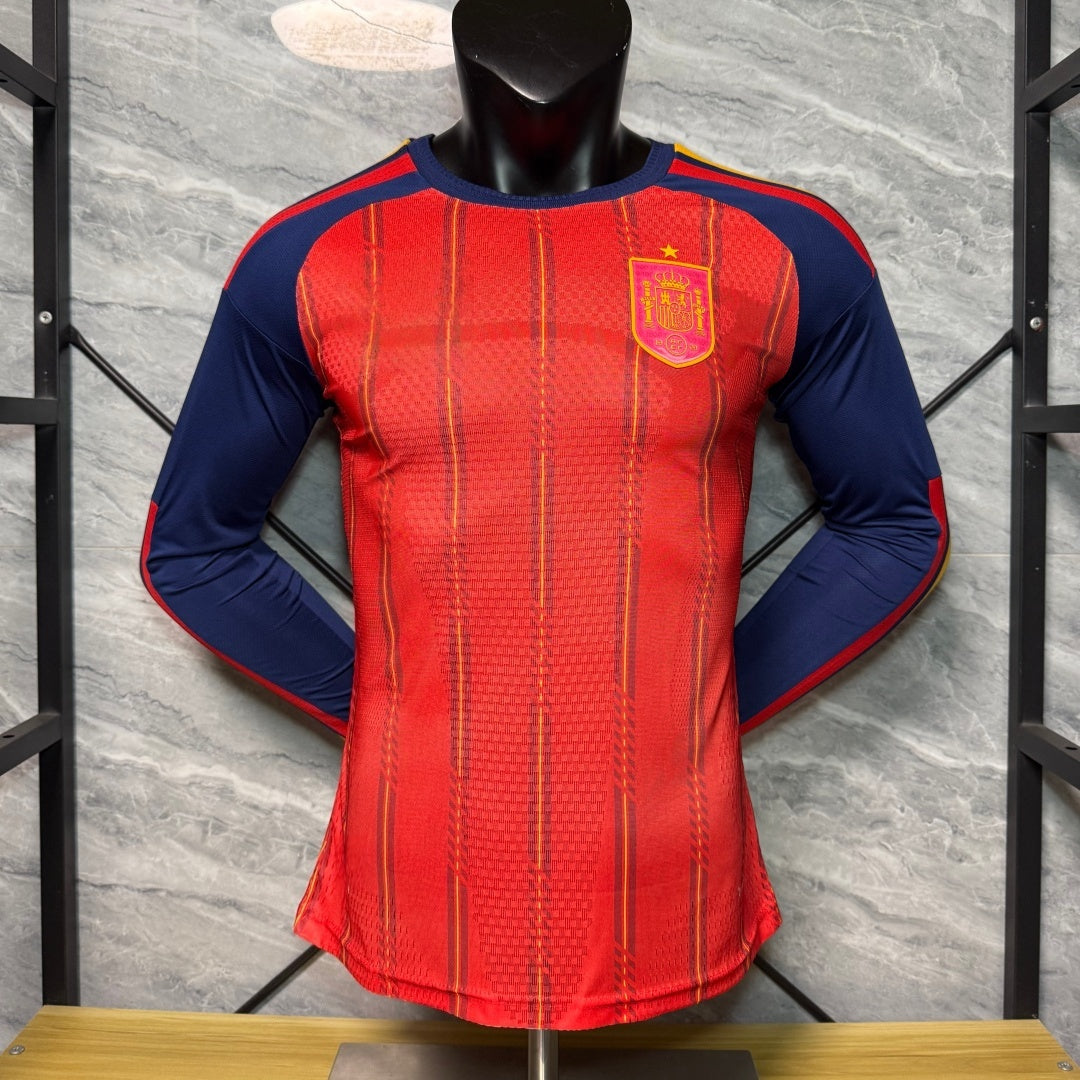 Maillot 25/26 Espagne Domicile player Manches Longues