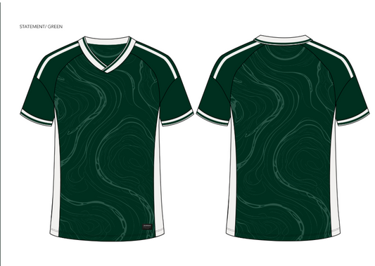 Maillot Statement Vert LaCasa, face et dos